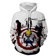 Load image into Gallery viewer, 2019 Naruto Anime Hoodies 3D Men Women Sasuke Autumn Harajuku Kakashi 3D Cartoon Print Sweatwear Men's Hoodies Sweatshirt Coats