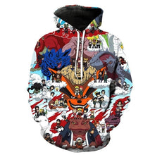 Load image into Gallery viewer, 2019 Naruto Anime Hoodies 3D Men Women Sasuke Autumn Harajuku Kakashi 3D Cartoon Print Sweatwear Men's Hoodies Sweatshirt Coats
