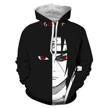 Load image into Gallery viewer, 2019 Naruto Anime Hoodies 3D Men Women Sasuke Autumn Harajuku Kakashi 3D Cartoon Print Sweatwear Men's Hoodies Sweatshirt Coats