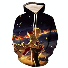 Load image into Gallery viewer, 2019 Naruto Anime Hoodies 3D Men Women Sasuke Autumn Harajuku Kakashi 3D Cartoon Print Sweatwear Men's Hoodies Sweatshirt Coats