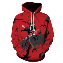 Load image into Gallery viewer, 2019 Naruto Anime Hoodies 3D Men Women Sasuke Autumn Harajuku Kakashi 3D Cartoon Print Sweatwear Men's Hoodies Sweatshirt Coats
