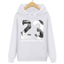 Load image into Gallery viewer, Men's Hoodie Sweatshirts Man hooded pullover sportwear knitted terry breathable Men basketball 23# jersey NBA Hoodie