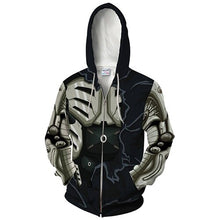Load image into Gallery viewer, 2018 muscle zip hoodie One Punch Man power Hooded coat zipper outerwear Men's Hoody Sweatshirt Plus Size 2018 New Pullover Tops