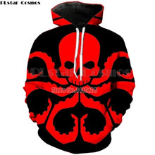 Load image into Gallery viewer, PLstar Cosmos Marvel HYDRA Men's Hoodies Sweatshirts 3D Printed Funny Hip HOP Hoodies Novelty Streetwear Hooded Autumn Jackets