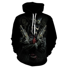 Load image into Gallery viewer, 2019 Hot new skull men's Hoodie Sweatshirt 3D printing funny hip hop hoodie Gothic Skull Hoodie autumn jacket men's sportswear