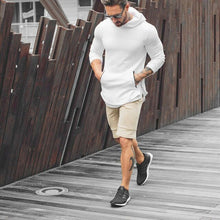 Load image into Gallery viewer, Men's Hoodie Sweatshirt Gym Slim Fit Hooded Zip Up Pullover Pure Color Jumper Fashion Trend Outwear Tops Sudaderas Para Hombre