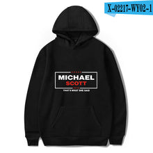 Load image into Gallery viewer, Dunder Mifflin Men&#39;s Hoodies Sweatshirts The Office TV Show Hip Hop Hoodie Fashion Male Hoodies Sweatshirts EU Size Wholesale
