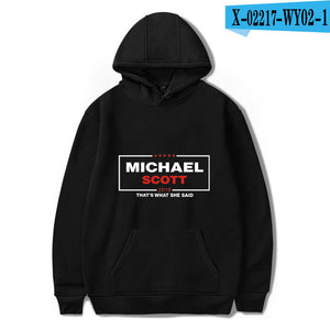 Dunder Mifflin Men's Hoodies Sweatshirts The Office TV Show Hip Hop Hoodie Fashion Male Hoodies Sweatshirts EU Size Wholesale