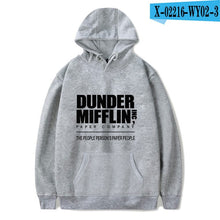 Load image into Gallery viewer, Dunder Mifflin Men&#39;s Hoodies Sweatshirts The Office TV Show Hip Hop Hoodie Fashion Male Hoodies Sweatshirts EU Size Wholesale
