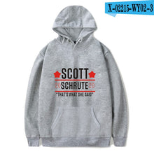 Load image into Gallery viewer, Dunder Mifflin Men&#39;s Hoodies Sweatshirts The Office TV Show Hip Hop Hoodie Fashion Male Hoodies Sweatshirts EU Size Wholesale
