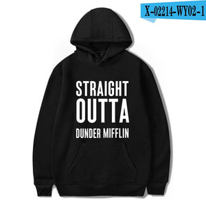 Dunder Mifflin Men's Hoodies Sweatshirts The Office TV Show Hip Hop Hoodie Fashion Male Hoodies Sweatshirts EU Size Wholesale