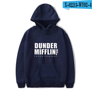 Dunder Mifflin Men's Hoodies Sweatshirts The Office TV Show Hip Hop Hoodie Fashion Male Hoodies Sweatshirts EU Size Wholesale