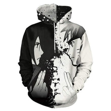 Load image into Gallery viewer, 2019 Naruto Anime Hoodies 3D Men Women Sasuke Autumn Harajuku Kakashi 3D Cartoon Print Sweatwear Men&#39;s Hoodies Sweatshirt Coats
