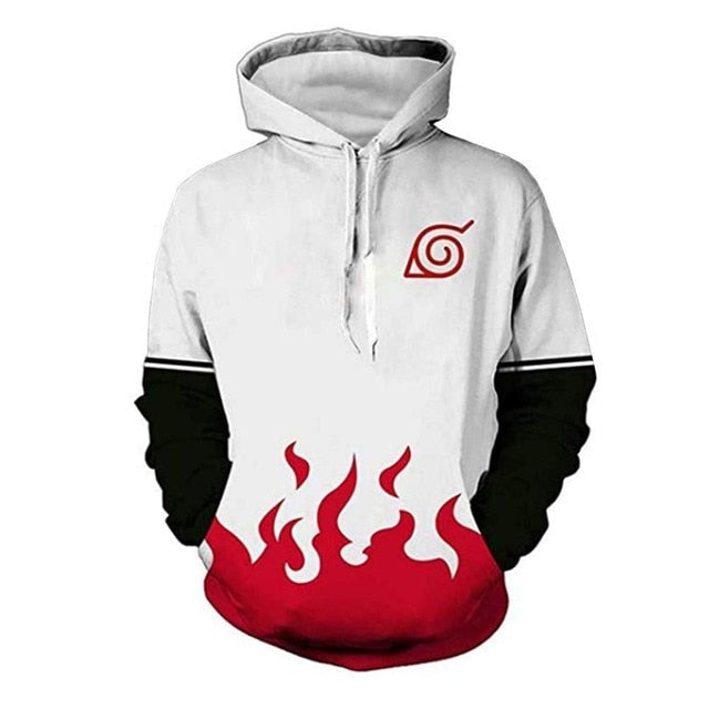 2019 Naruto Anime Hoodies 3D Men Women Sasuke Autumn Harajuku Kakashi 3D Cartoon Print Sweatwear Men's Hoodies Sweatshirt Coats