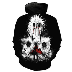 2019 Naruto Anime Hoodies 3D Men Women Sasuke Autumn Harajuku Kakashi 3D Cartoon Print Sweatwear Men's Hoodies Sweatshirt Coats