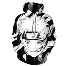 Load image into Gallery viewer, 2019 Naruto Anime Hoodies 3D Men Women Sasuke Autumn Harajuku Kakashi 3D Cartoon Print Sweatwear Men&#39;s Hoodies Sweatshirt Coats
