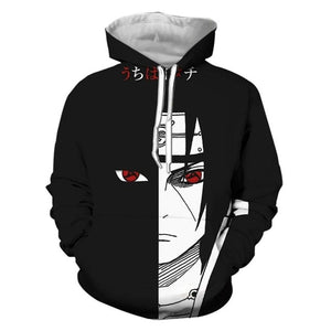 2019 Naruto Anime Hoodies 3D Men Women Sasuke Autumn Harajuku Kakashi 3D Cartoon Print Sweatwear Men's Hoodies Sweatshirt Coats