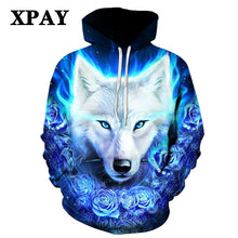 Load image into Gallery viewer, 2020 New Icefield Wolf Hoodie For Men 3d print Men&#39;s Hoody Sweatshirts Pullover Hip Hop Rock Men Hoodies Streetwear Plus Size
