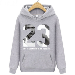 Men's Hoodie Sweatshirts Man hooded pullover sportwear knitted terry breathable Men basketball 23# jersey NBA Hoodie