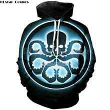 Load image into Gallery viewer, PLstar Cosmos Marvel HYDRA Men&#39;s Hoodies Sweatshirts 3D Printed Funny Hip HOP Hoodies Novelty Streetwear Hooded Autumn Jackets
