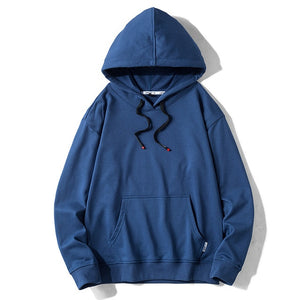 Solid Color Hoodies Streetwear Sweatshirt Hooded Man Cotton Pullover Men's Hoodies Sweatshirts for Men High Quality Men Fashions