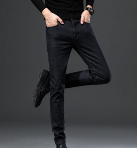 NEW 2020 Spring  Men's Jeans maa1 Casual Black Fashion Slim New Straight Stretch Men's Jeans KK7722-15