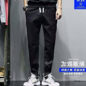 2020 Ins Korean Bag Jogging Street Sports Mens Jeans For Hombre Men's Blue Nine Pants Casual Cotton Soft Large Size Jeans Men