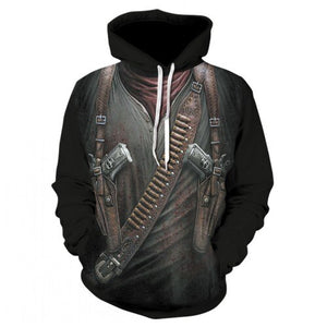 2019 Hot new skull men's Hoodie Sweatshirt 3D printing funny hip hop hoodie Gothic Skull Hoodie autumn jacket men's sportswear