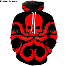 Load image into Gallery viewer, PLstar Cosmos Marvel HYDRA Men&#39;s Hoodies Sweatshirts 3D Printed Funny Hip HOP Hoodies Novelty Streetwear Hooded Autumn Jackets
