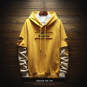 Men's Hoodies Sweatshirts Hip-hop Style Pullovers New Fashion Male Spring Autumn Sweatshirts Sportswear Pullovers Size 5XL