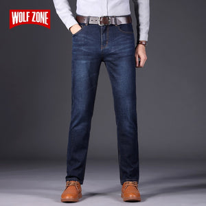 Autumn Winter Fashion Men Jeans New Famous Brand Stretch Mens Jeans Pants Business Casual Skinny Denim Trousers Men's Size 28-40